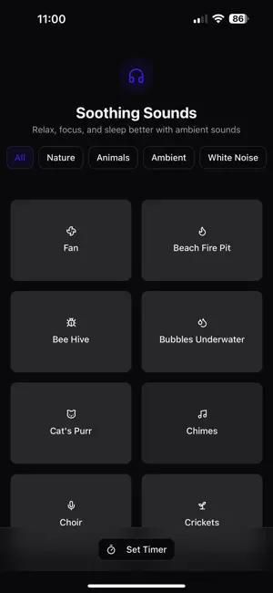 Soothing Sound screenshot 1
