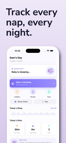 SleepSpot: Baby Sleep Tracker screenshot