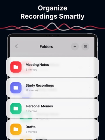 Voice Memo - Mic To Speaker iPad screenshot
