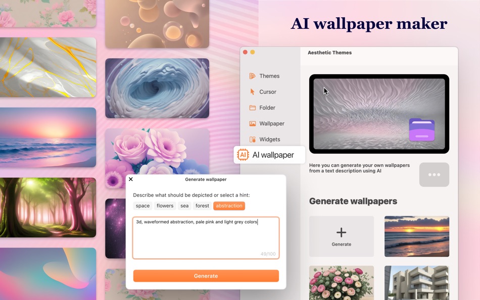 #4. Aesthetic Background Themes (macOS) Podle: Simpledio, LLC