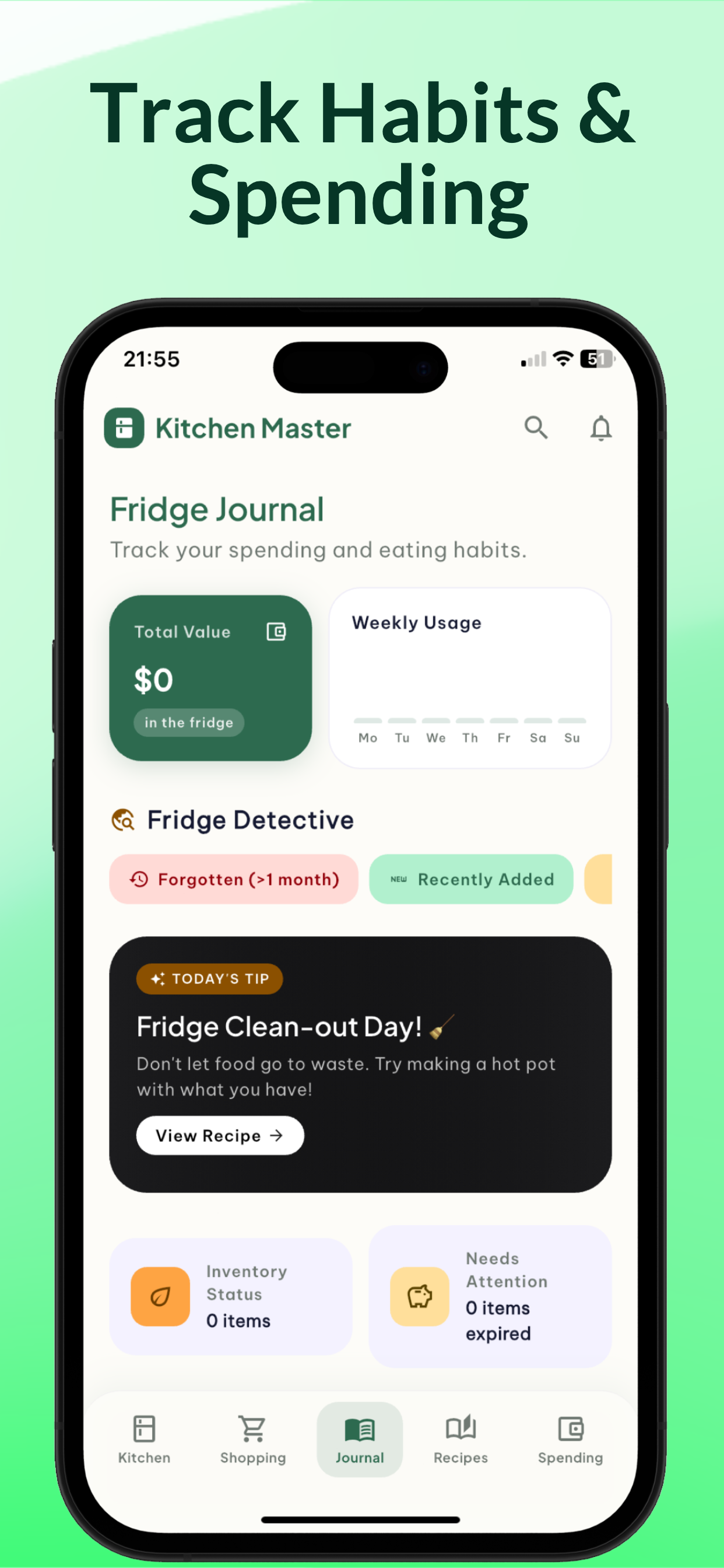 Kitchen Master: Fridge Manager