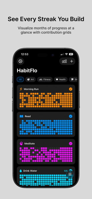 Habit Tracker - HabitFlo Screenshot 1 of 5