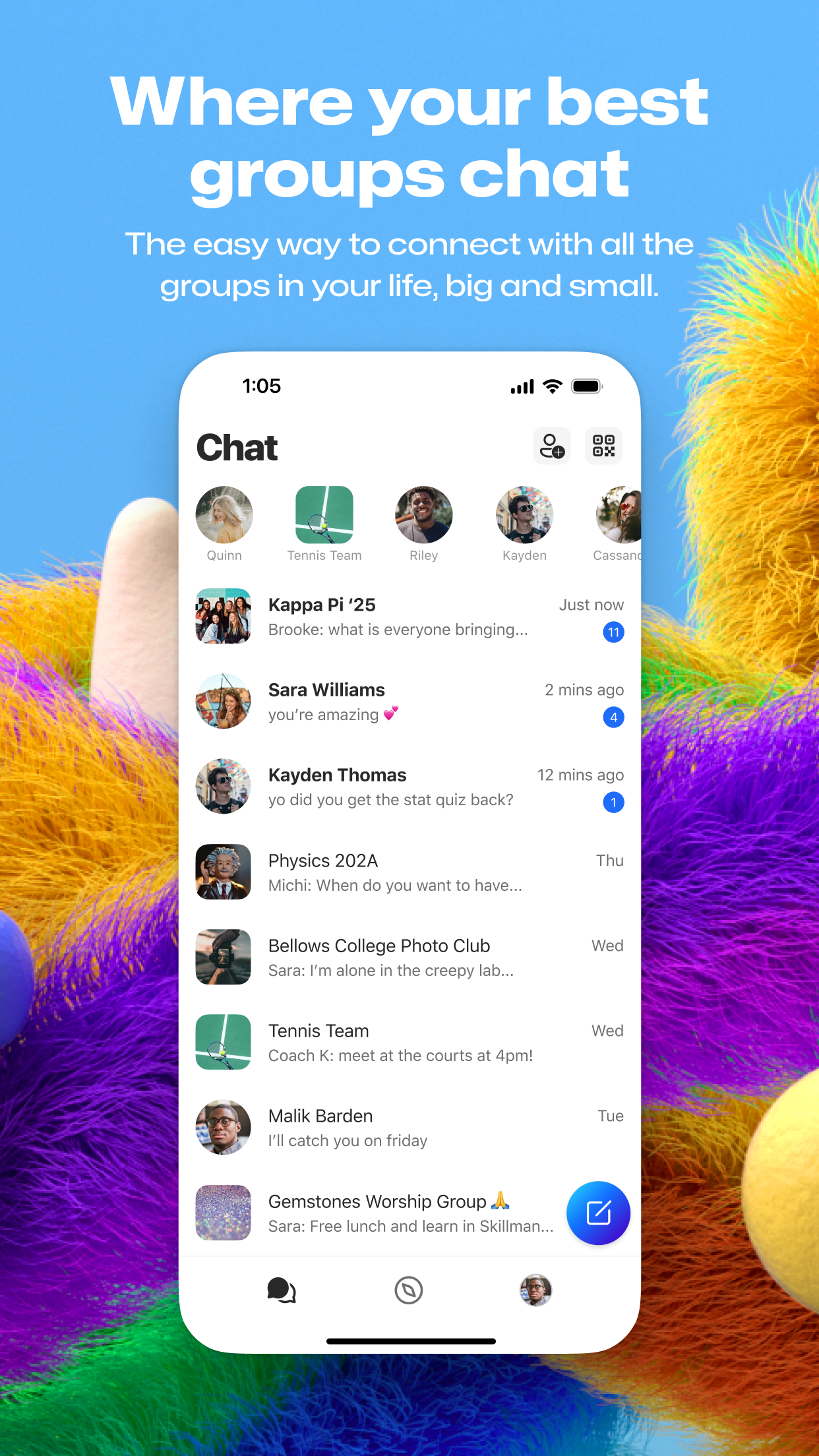 GroupMe screenshot 1