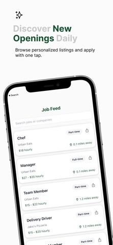 KwikJobs iPhone screenshot