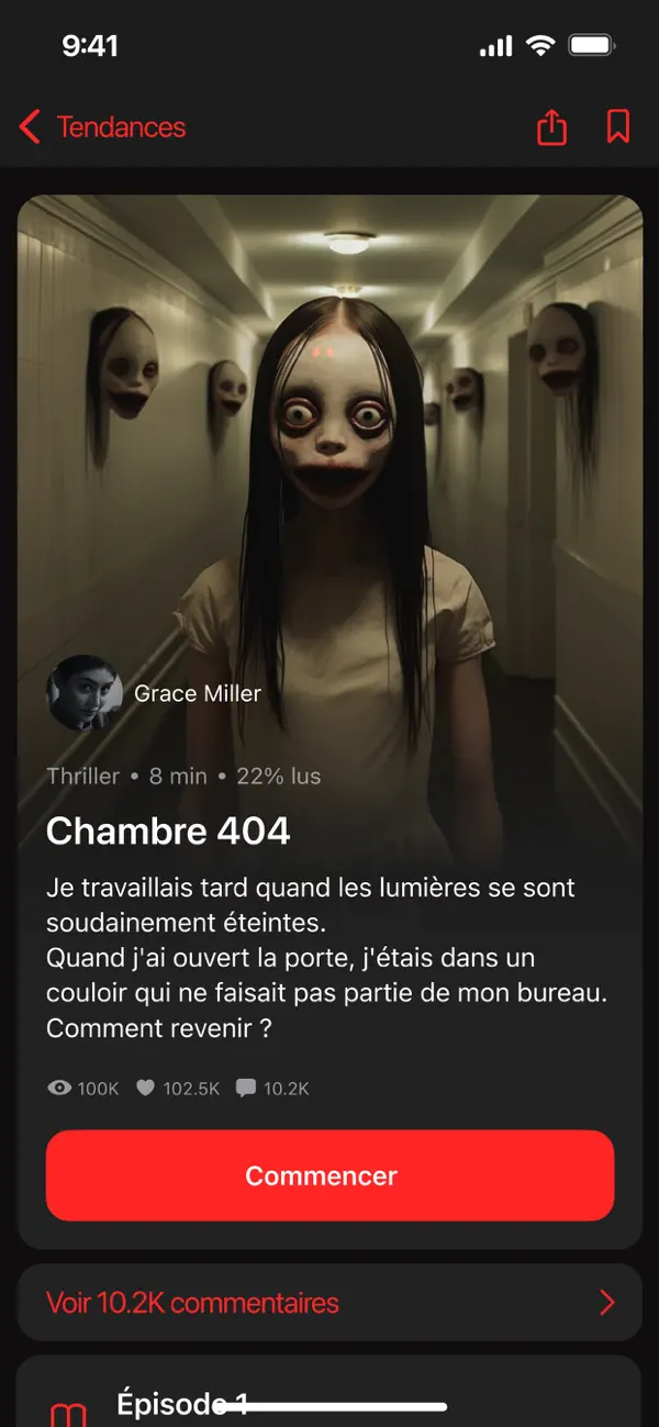 Screenshot #3 pour Jeux d’horreur Chat Histoire