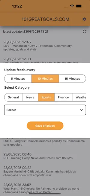 RSS Reader Feeds screenshot 2