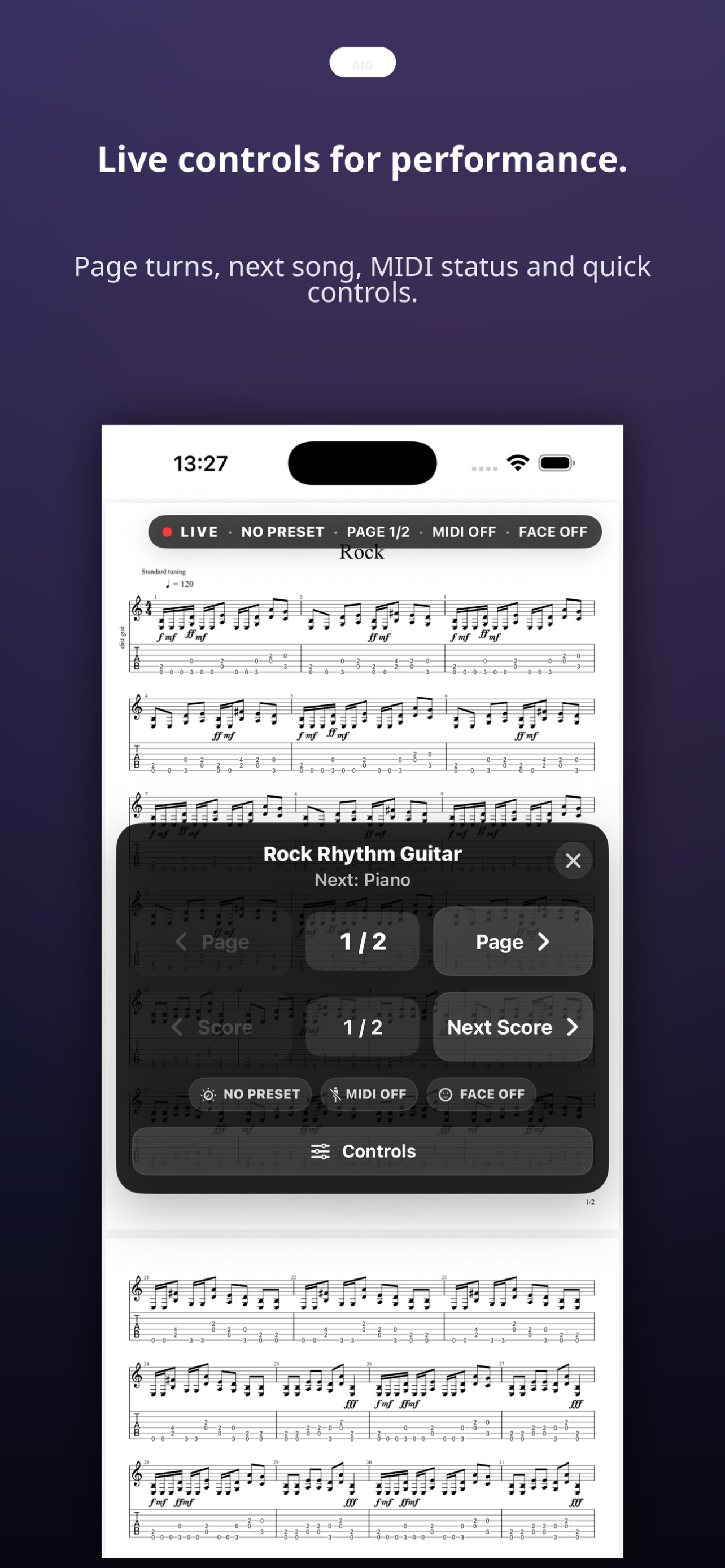 Gig - Scores & Tabs screenshot 4