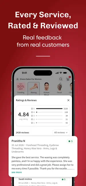 Zivora - Salon at Home screenshot 4