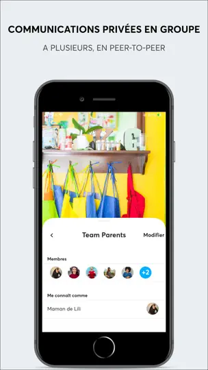 Capture d'écran de Twinme Private Messenger sur iPhone 5