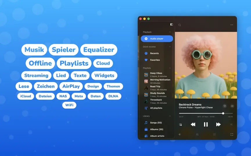 Screenshot von Evermusic auf dem iPhone 1