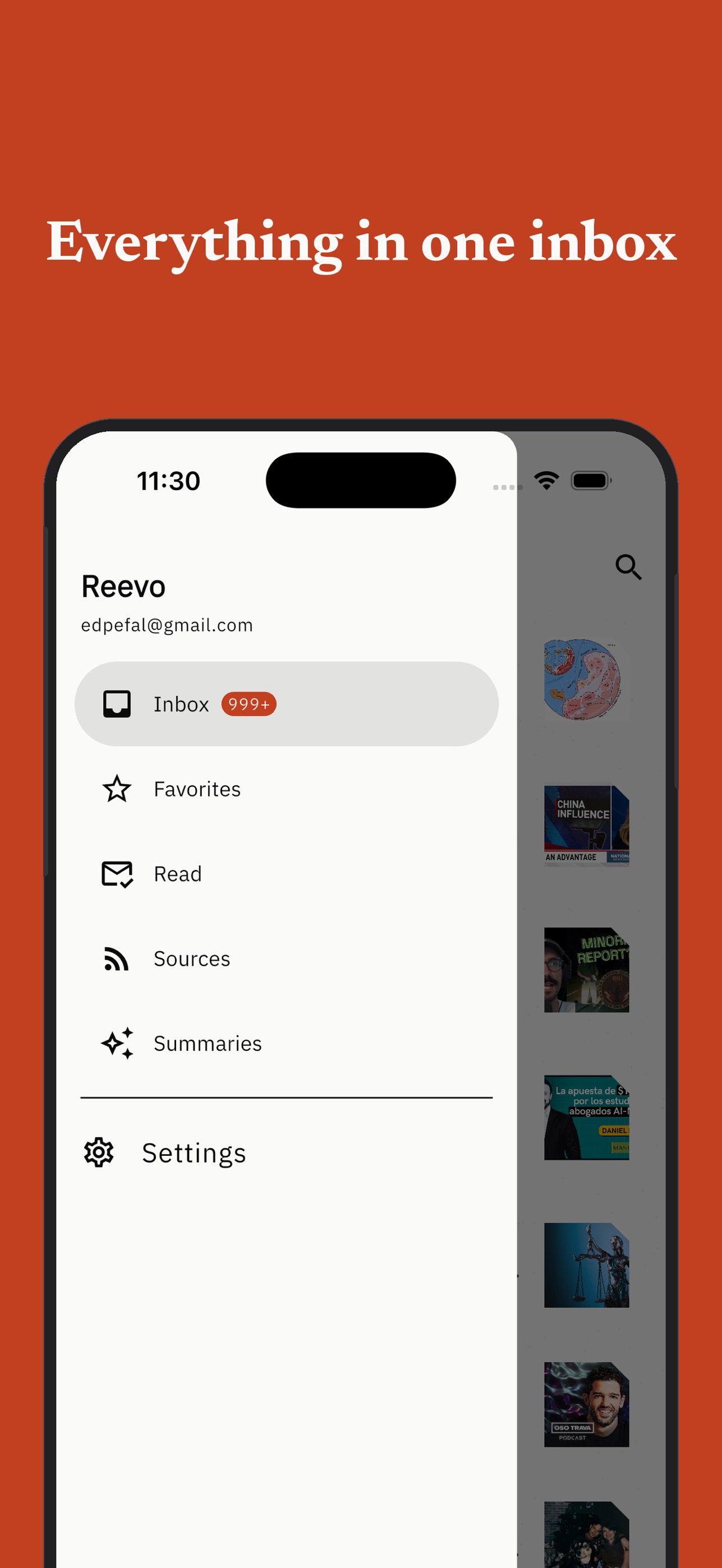 Screenshot 5 of Reevo: Newsletters & RSS