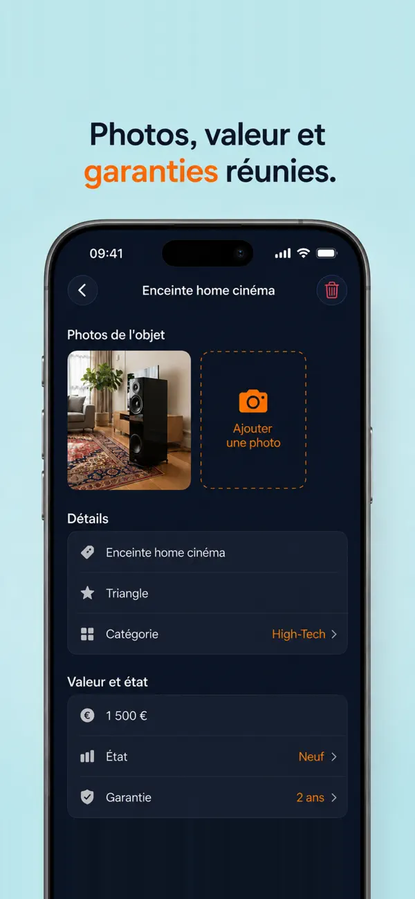 Screenshot #3 pour SafeHome : Inventaire Maison