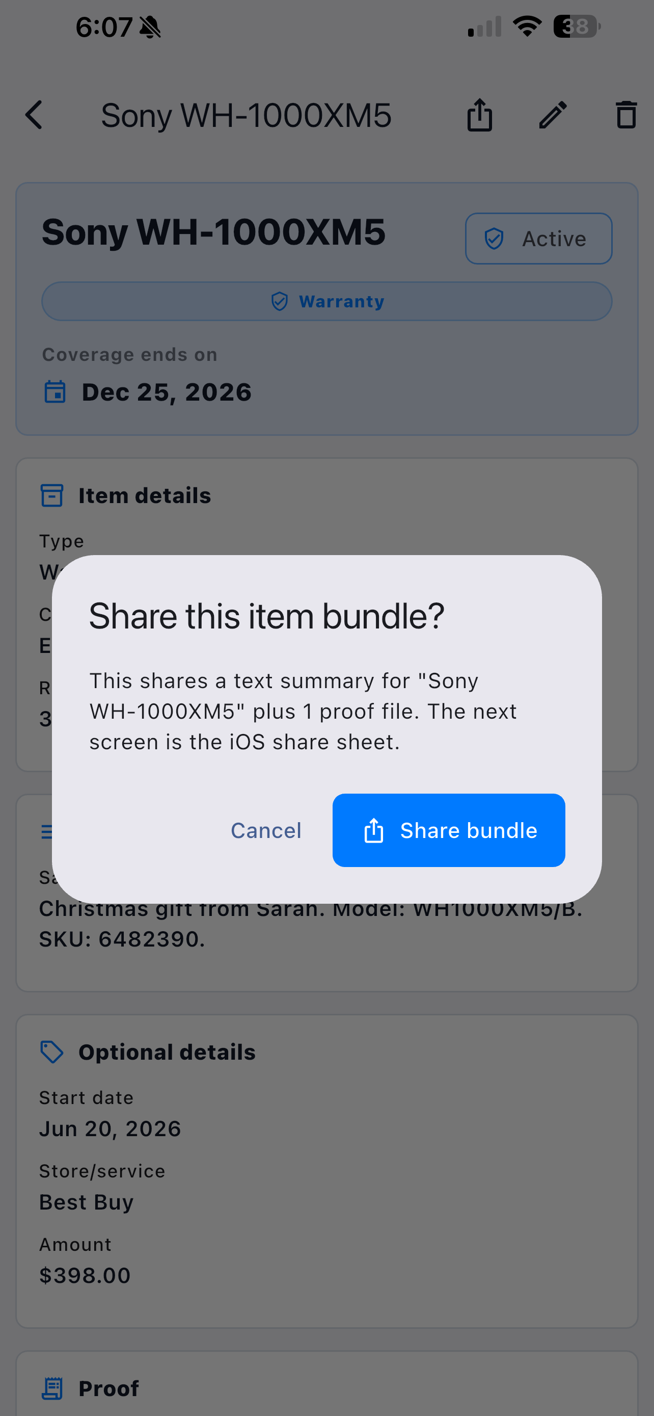 Warranty & Trial Reminder screenshot 5