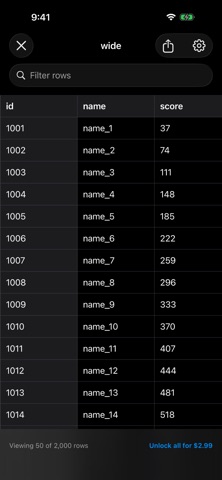 Open CSV Screenshot 1 of 4