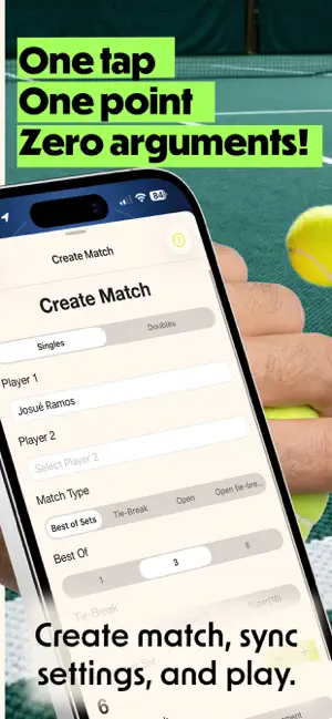 Tennis Score Keeper:ShareScore screenshot 2