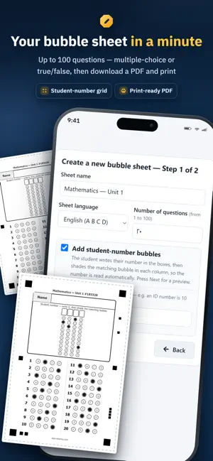E-exams: Scan & Grade Fast screenshot 2