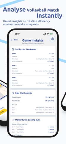 Vollero: Volleyball Scoreboard screenshot