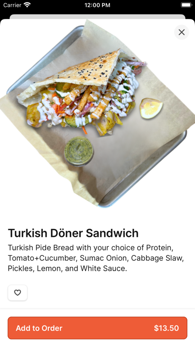 The Naughty Doner iPhone screenshot 4 - Food & Drink app