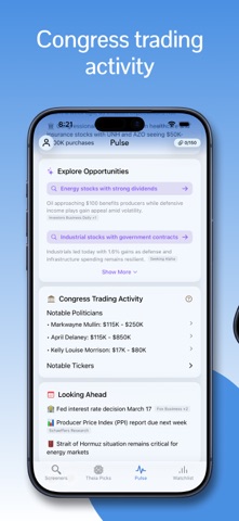 Stock Screener: Trade Ideas screenshot