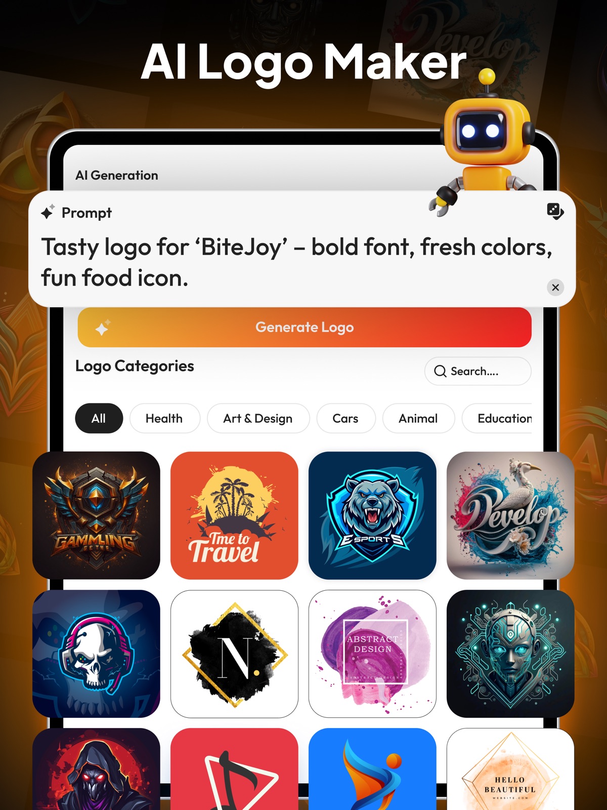 Logo Maker - Design Creator * ipad screenshot 1