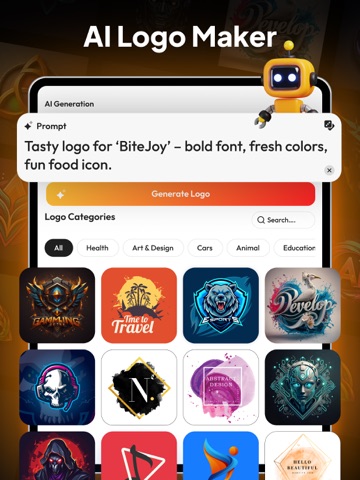 Logo Maker - Design Creator * iPad screenshot