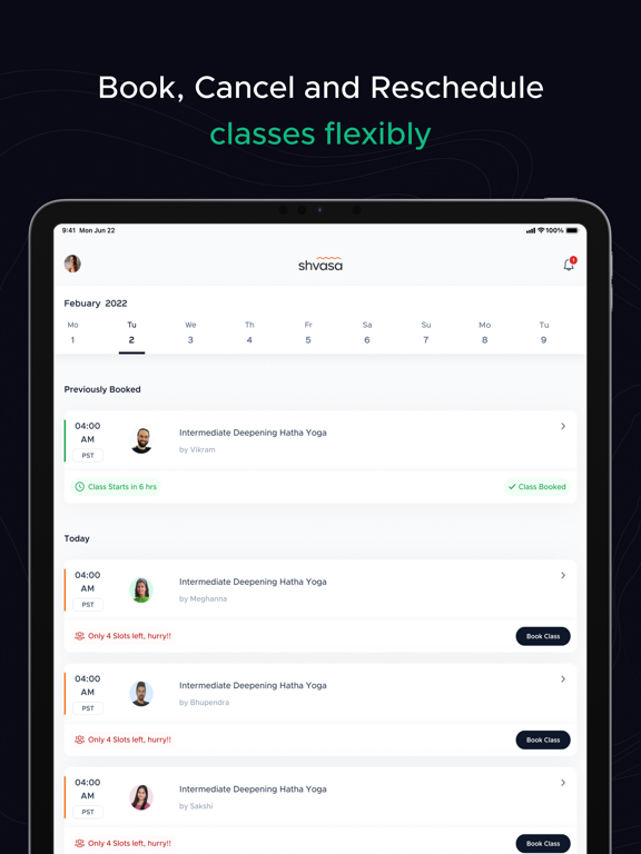 Shvasa - yoga in every breath iPad screenshot 2 - Health & Fitness app