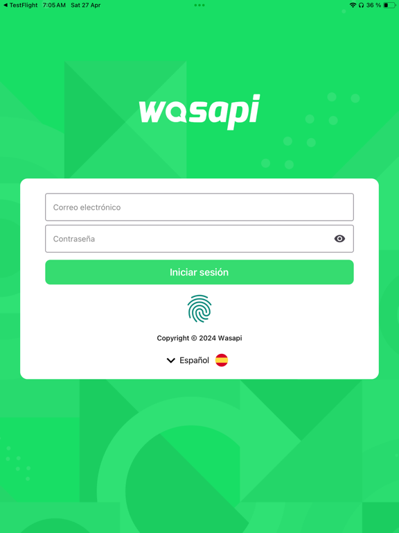Wasapi iPad screenshot 3 - Business app