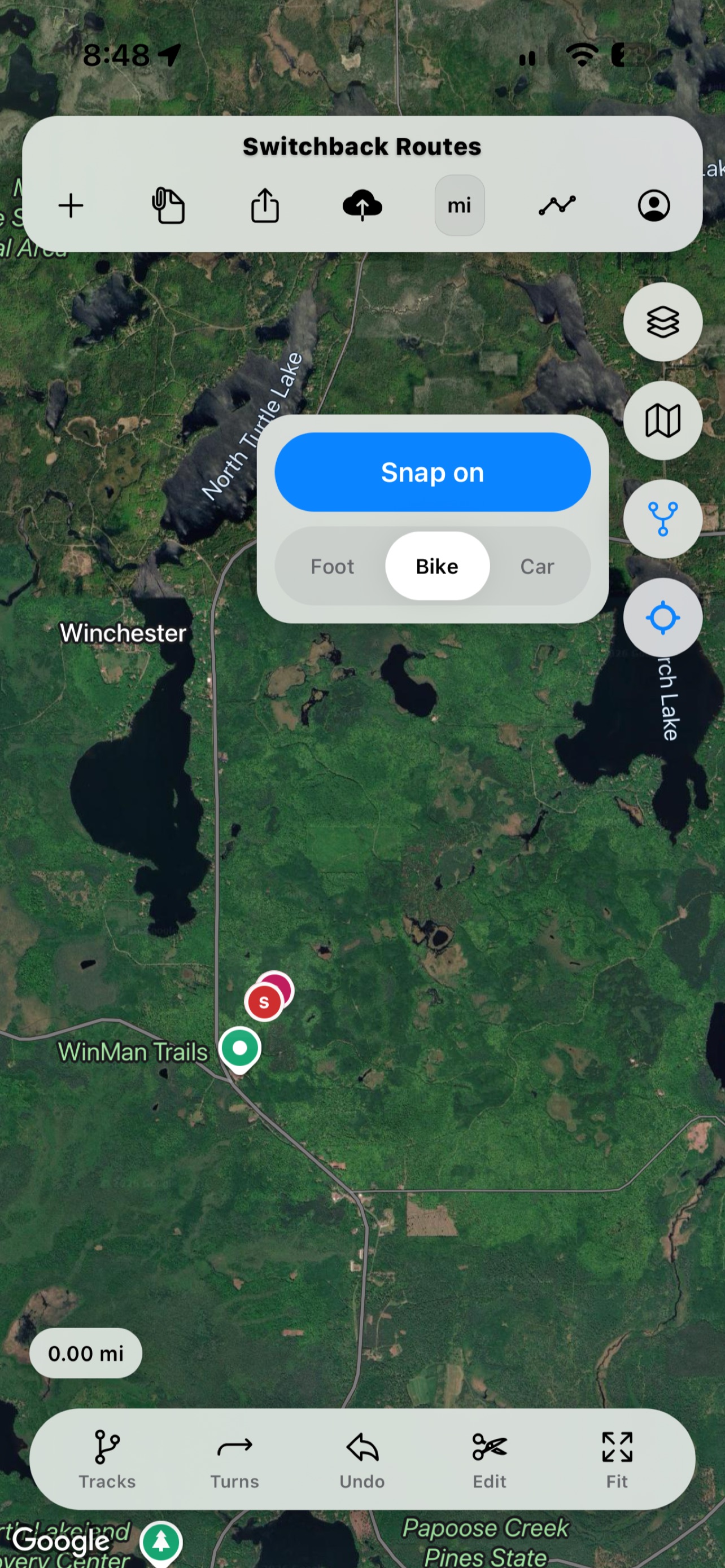 Screenshot 8 of Switchback Routes