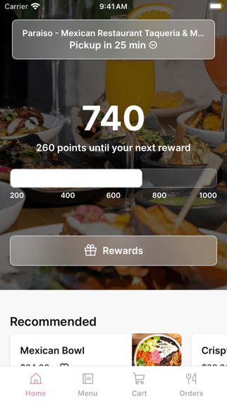 Paraiso - Mexican Restaurant Screenshot