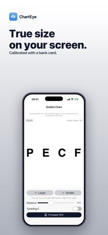 ChartEye: Eye Chart iPhone screenshot