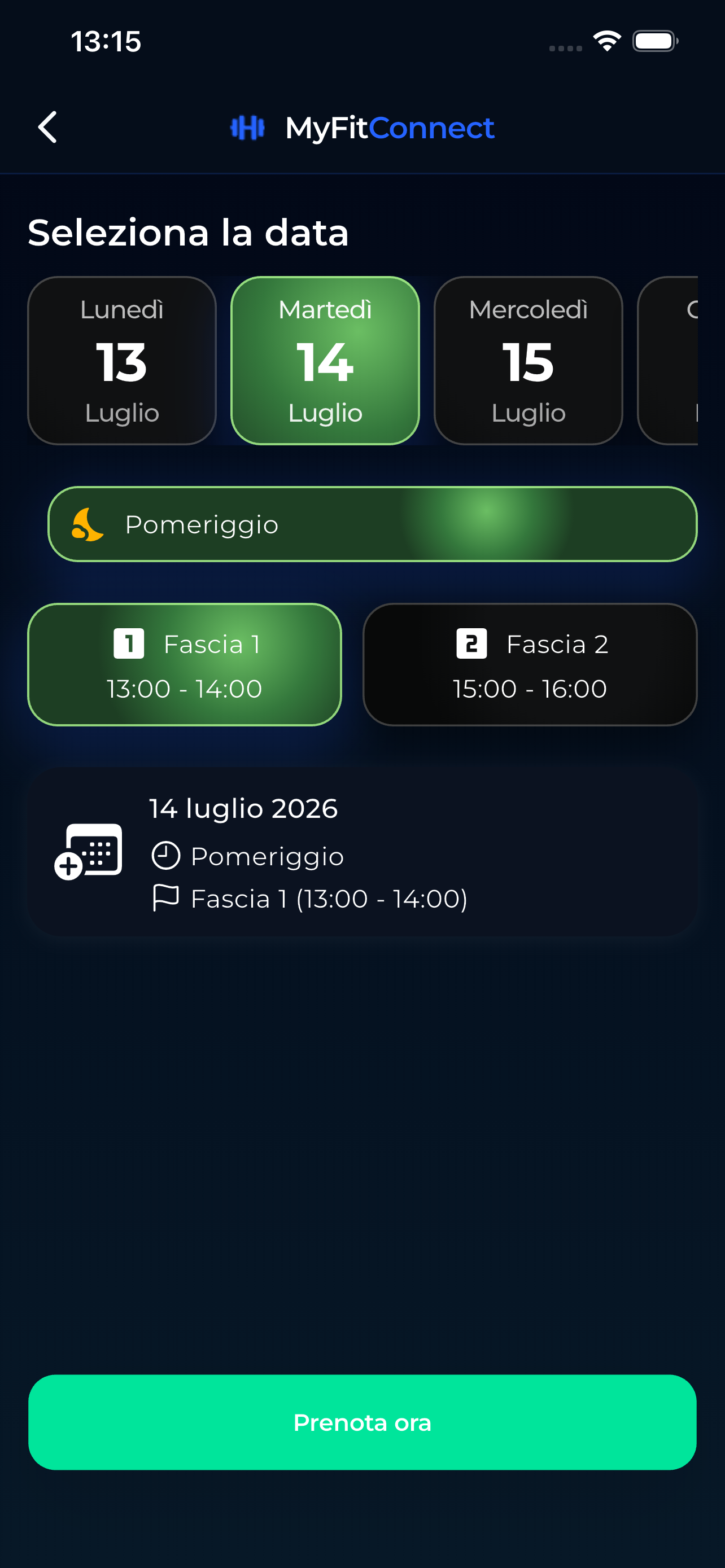 MyFitConnect screenshot 3