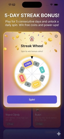 VerbiQ - Daily Word Puzzle iPhone screenshot