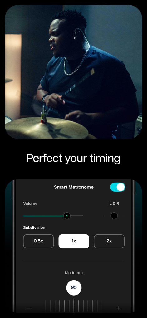 Moises: The Musician's App - Dynamic Metronome Control
