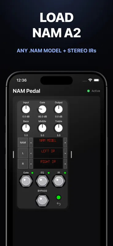 NAM Loader Pedal: AUv3 Plugin screenshot 1 of 5