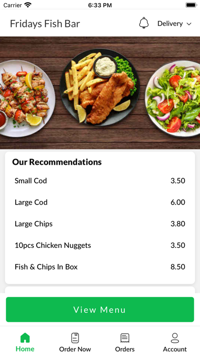 Fridays Fish Bar Screenshot