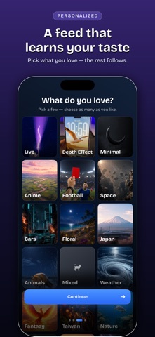 4K Black Live Wallpaper: 2Live Screenshot 7 of 7