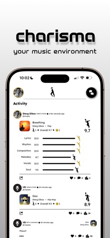 Charisma: a music environment screenshot