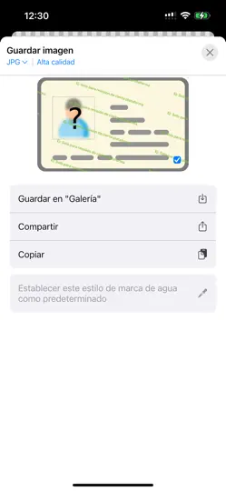 Captura de pantalla de Docmark en iPhone 2