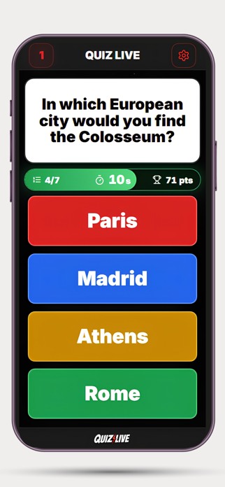 Quiz Live: Interactive Quiz Screenshot 3 of 8