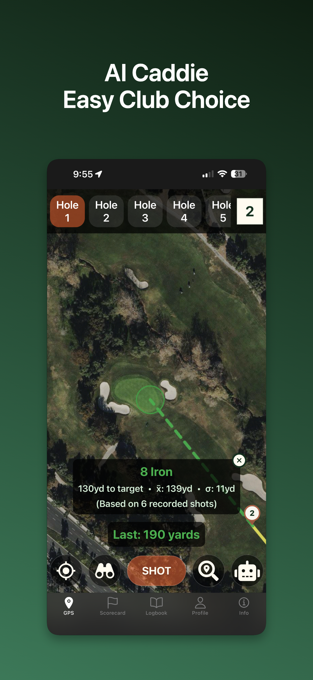 GOLF: AI GPS Tracker screenshot 5