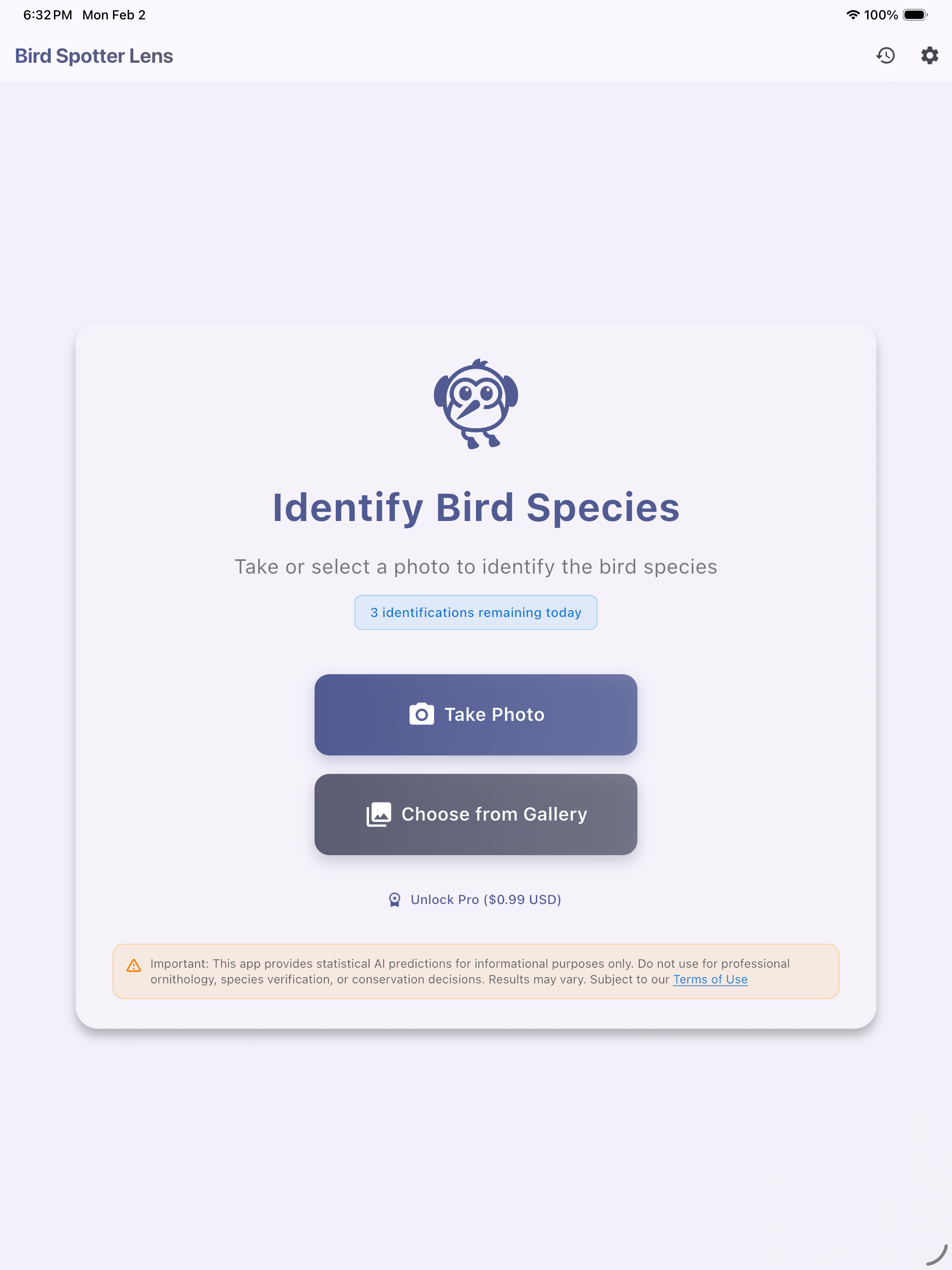 Bird Spotter Lens