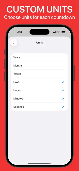 Countdowns - Event Countdown iPhone screenshot 5
