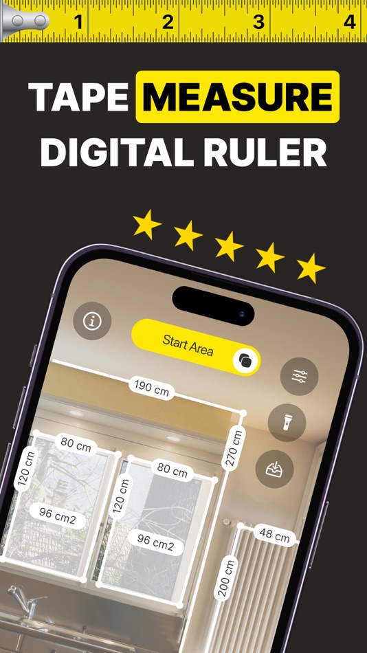 #1. Tape Measure+ AR Digital Ruler (iOS) 由: MEASURE TECH SOCIEDAD LIMITADA