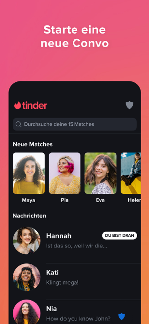 ‎Tinder: Chat, Dating & Friends Screenshot