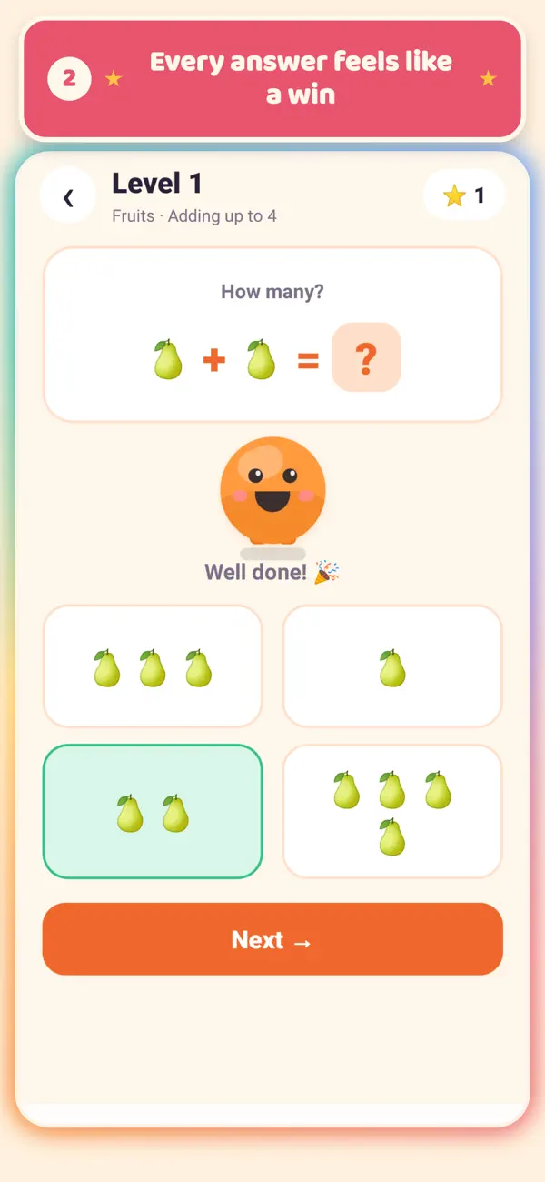 Screenshot #2 pour Maths Enfants : Compter