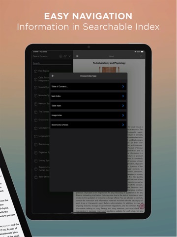 Pocket Anatomy and Physiology iPad screenshot