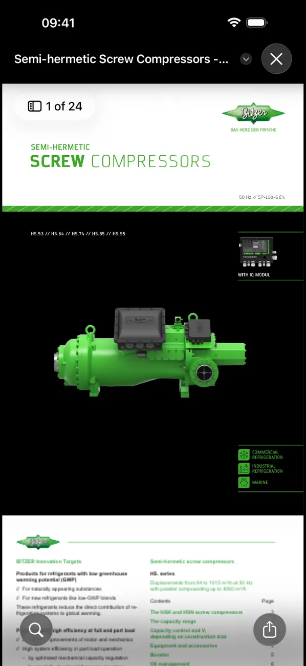 Screenshot #3 pour BITZER SPOT APP
