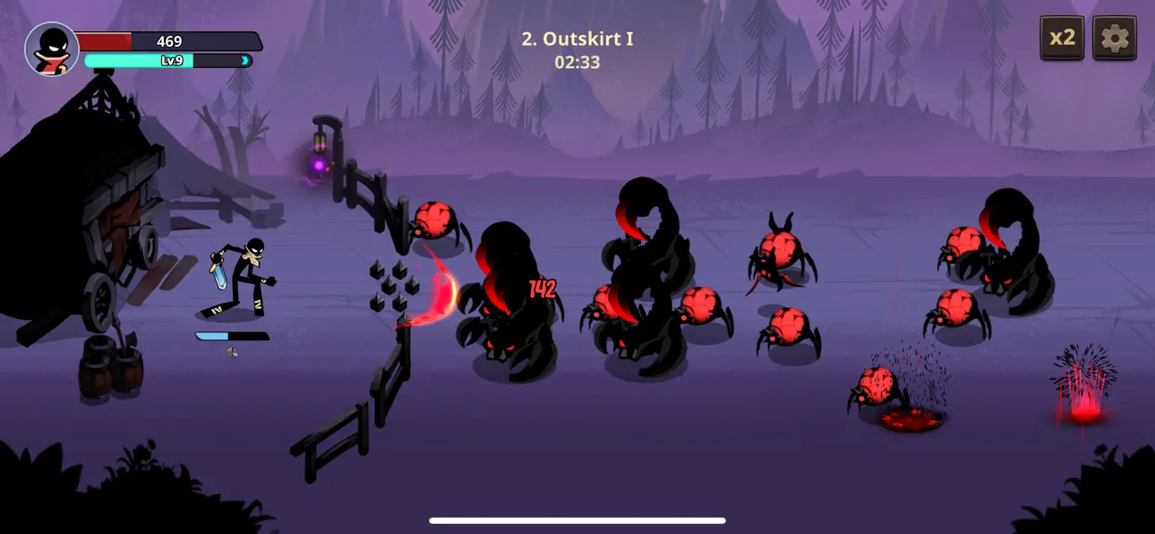 Warventure: Stickman Clash Hack screenshot 3 - iOS game interface