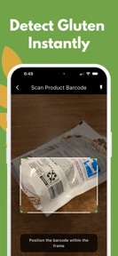 Gluten Safety: Food Scanner screenshot