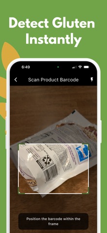 Gluten Safety: Food Scanner screenshot
